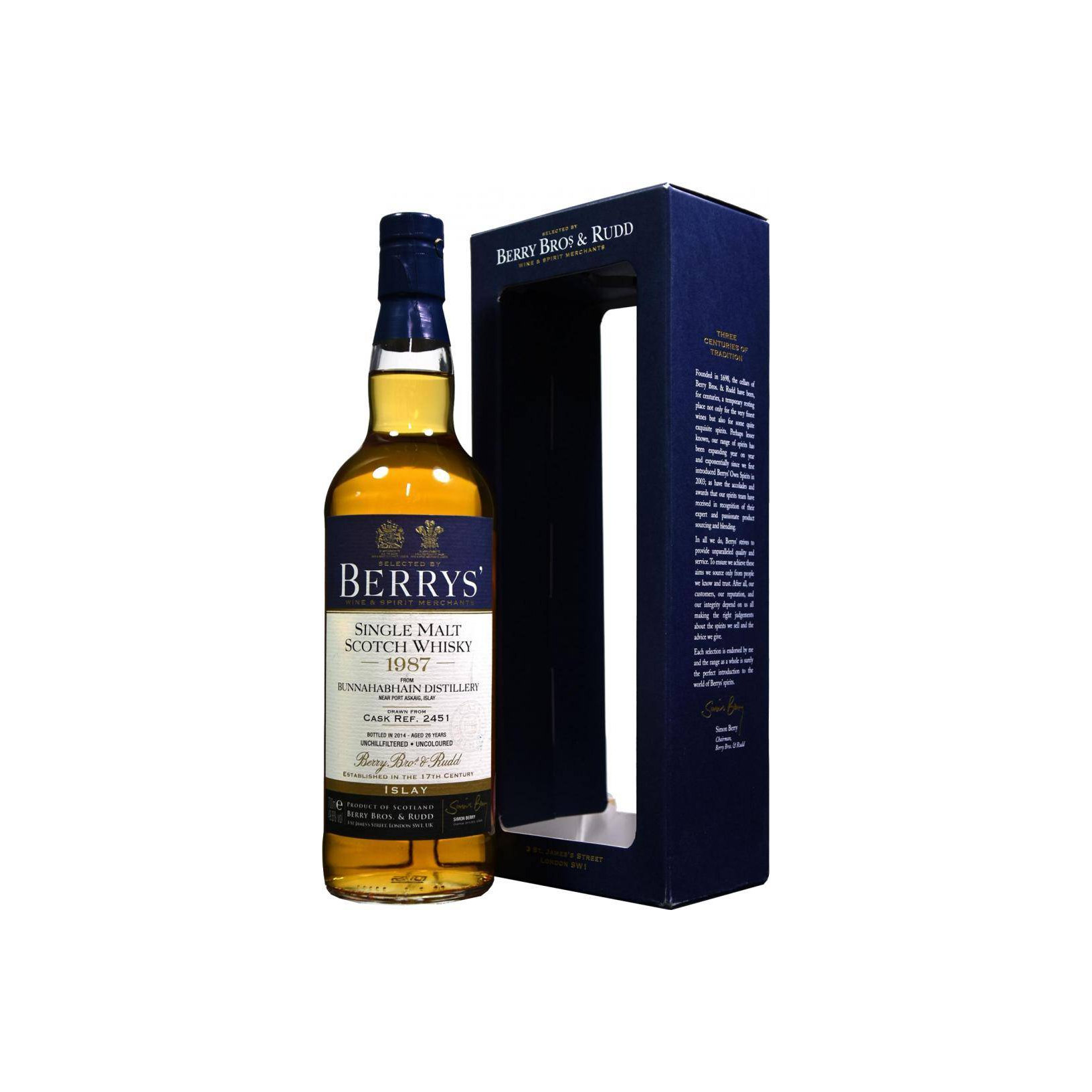 Bunnahabhain 1987 26 Years Single Malt Whisky 3