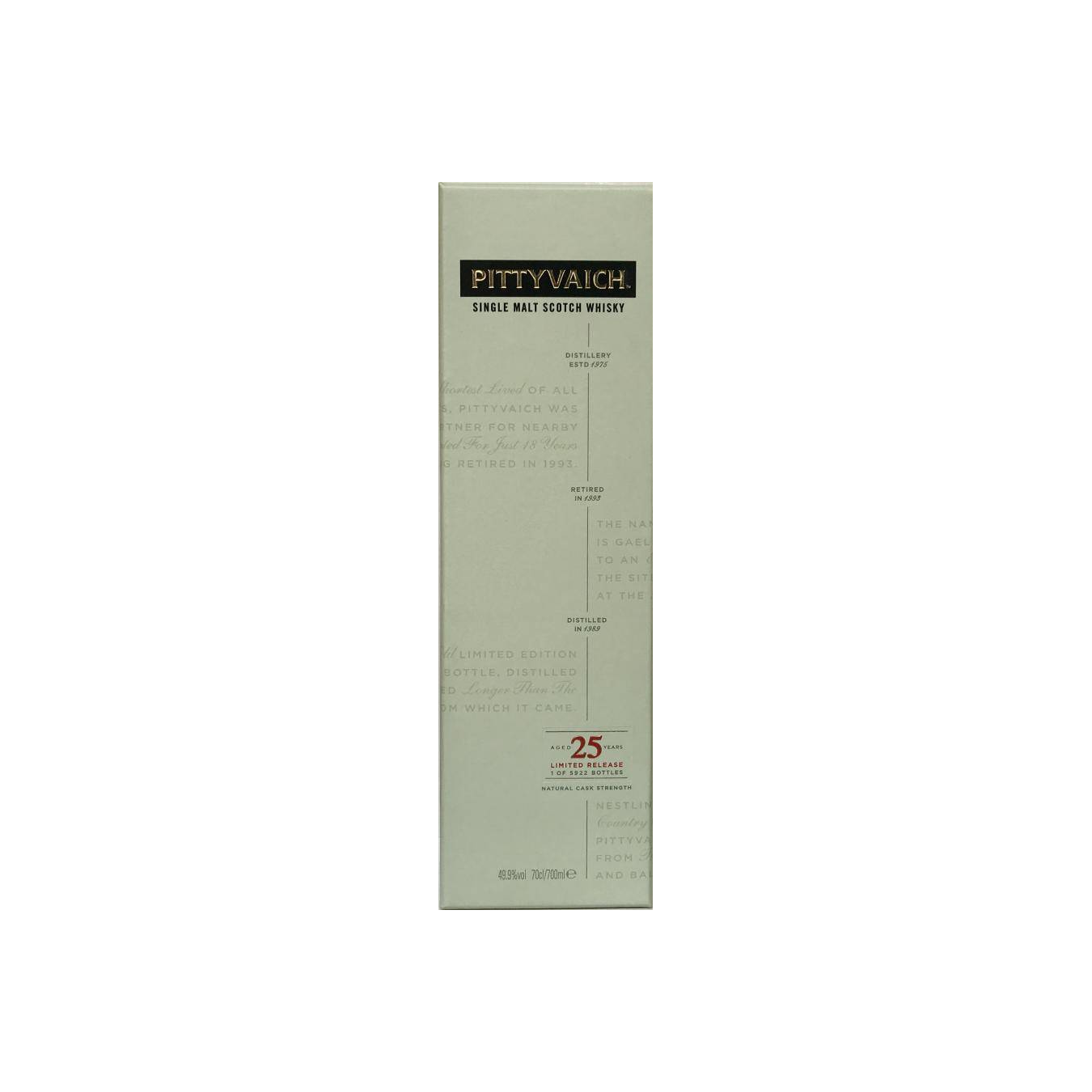 Pittyvaich 1989 25 Years Single Malt Whisky 3