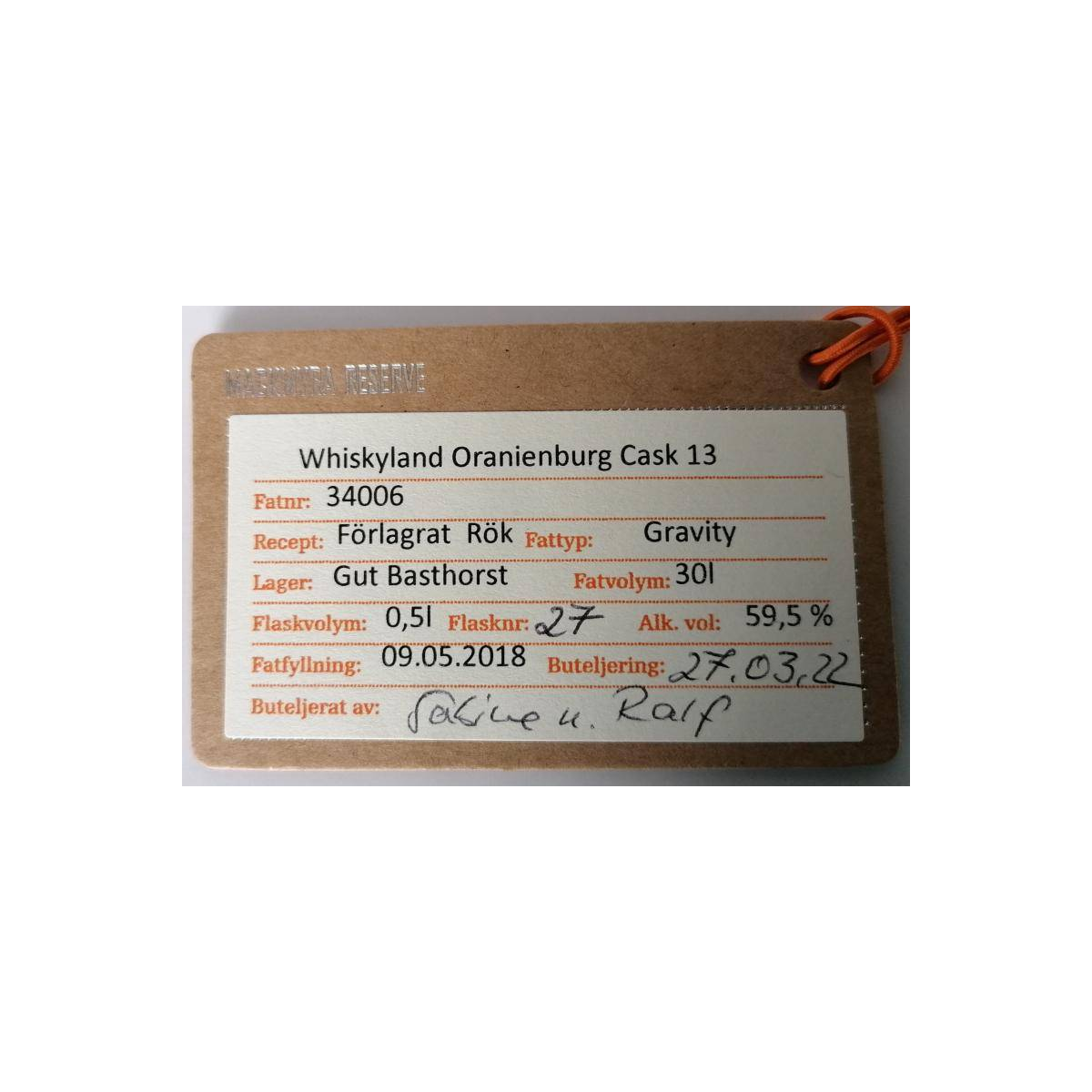 Mackmyra Reserve 2018 3 Years Single Malt Whisky 3