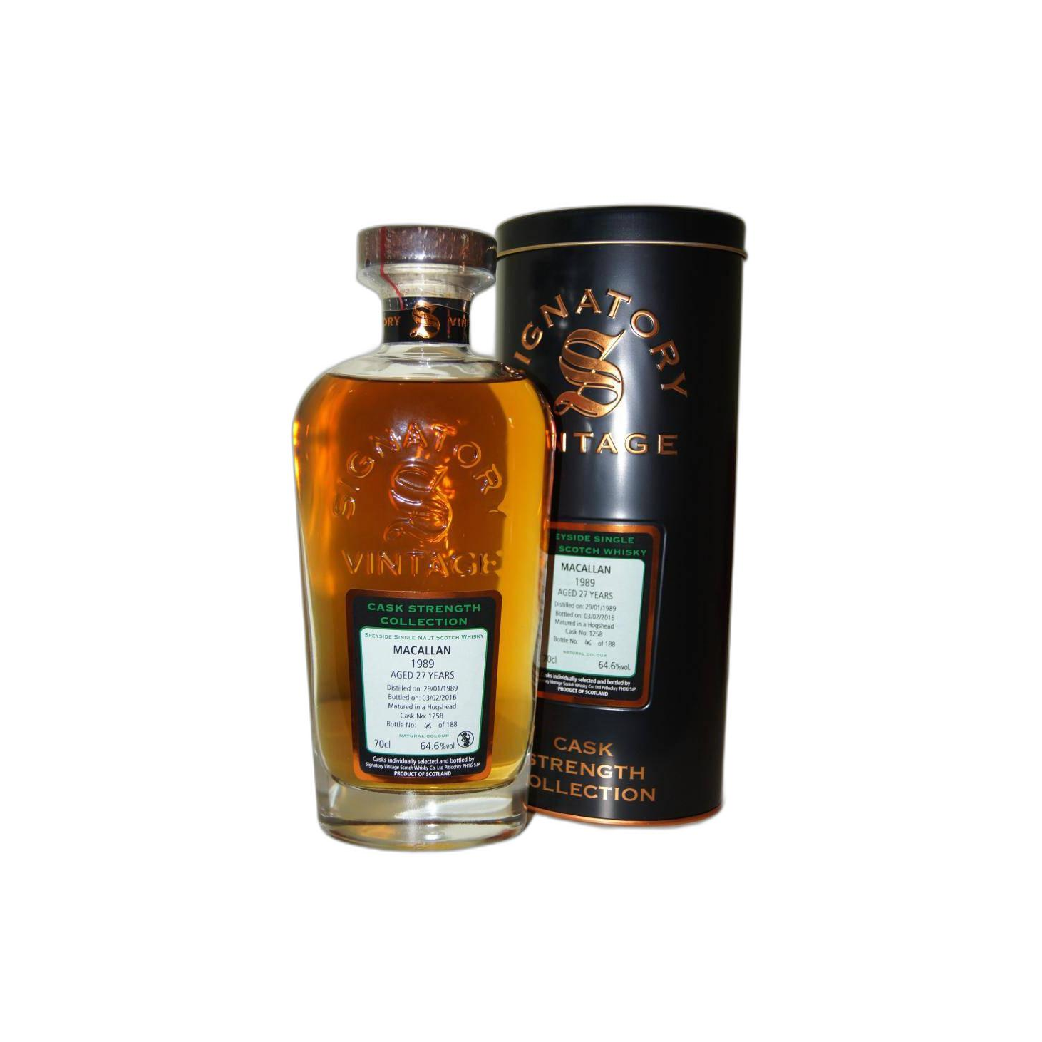 The Macallan Cask Strength Collection 1989 27 Years Single Malt Whisky 3
