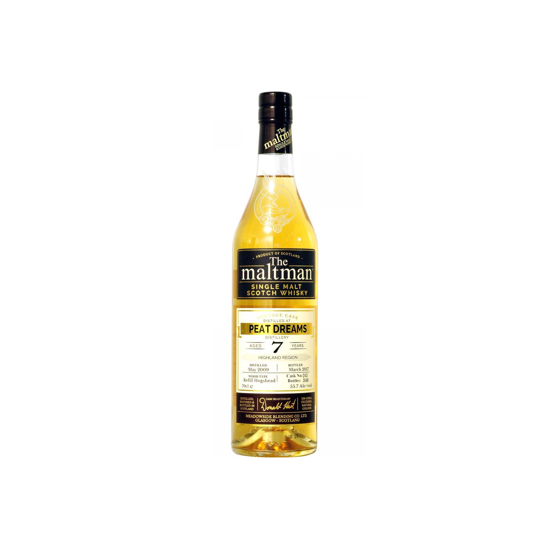 Meadowside Blending 2009 7 Years Single Malt Whisky