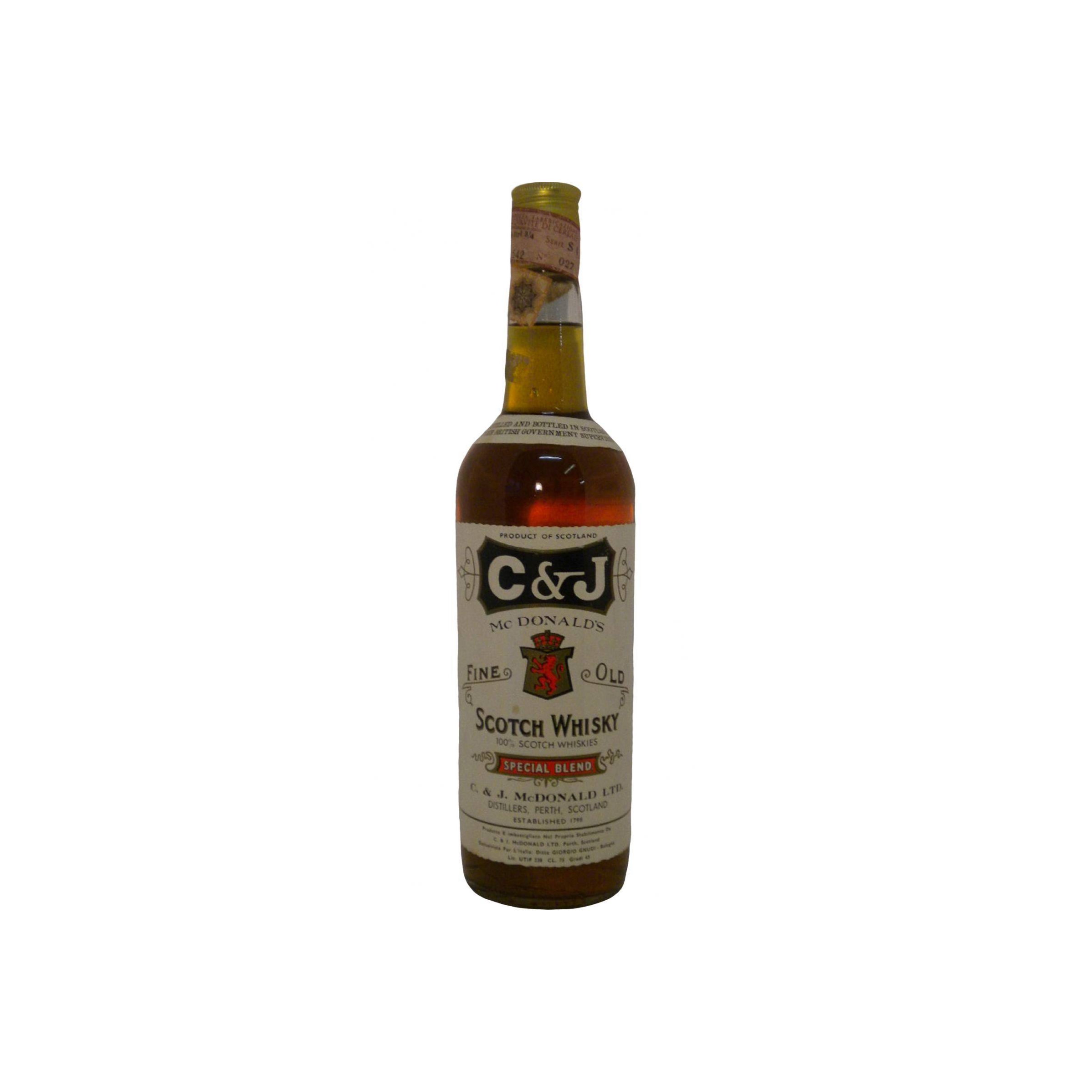 C&J McDonald's Fine Old Scotch Whisky