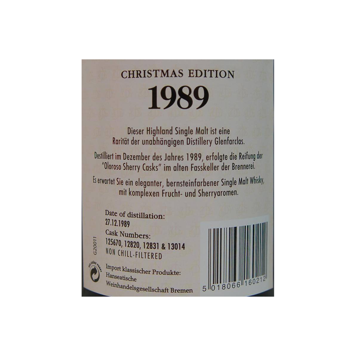 Glenfarclas 1989 26 Years Single Malt Whisky 3