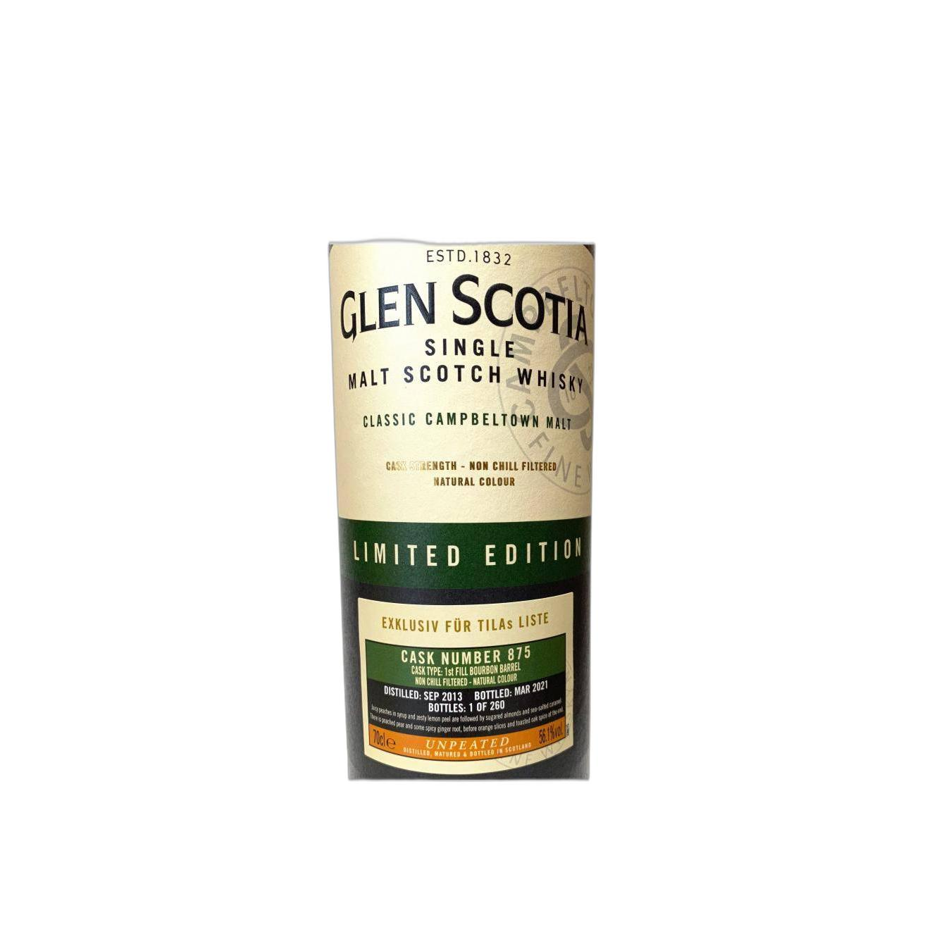 Glen Scotia Limited Edition 2013 7 Years Single Malt Whisky 3