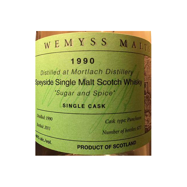 Mortlach 1990 21 Years Single Malt Whisky