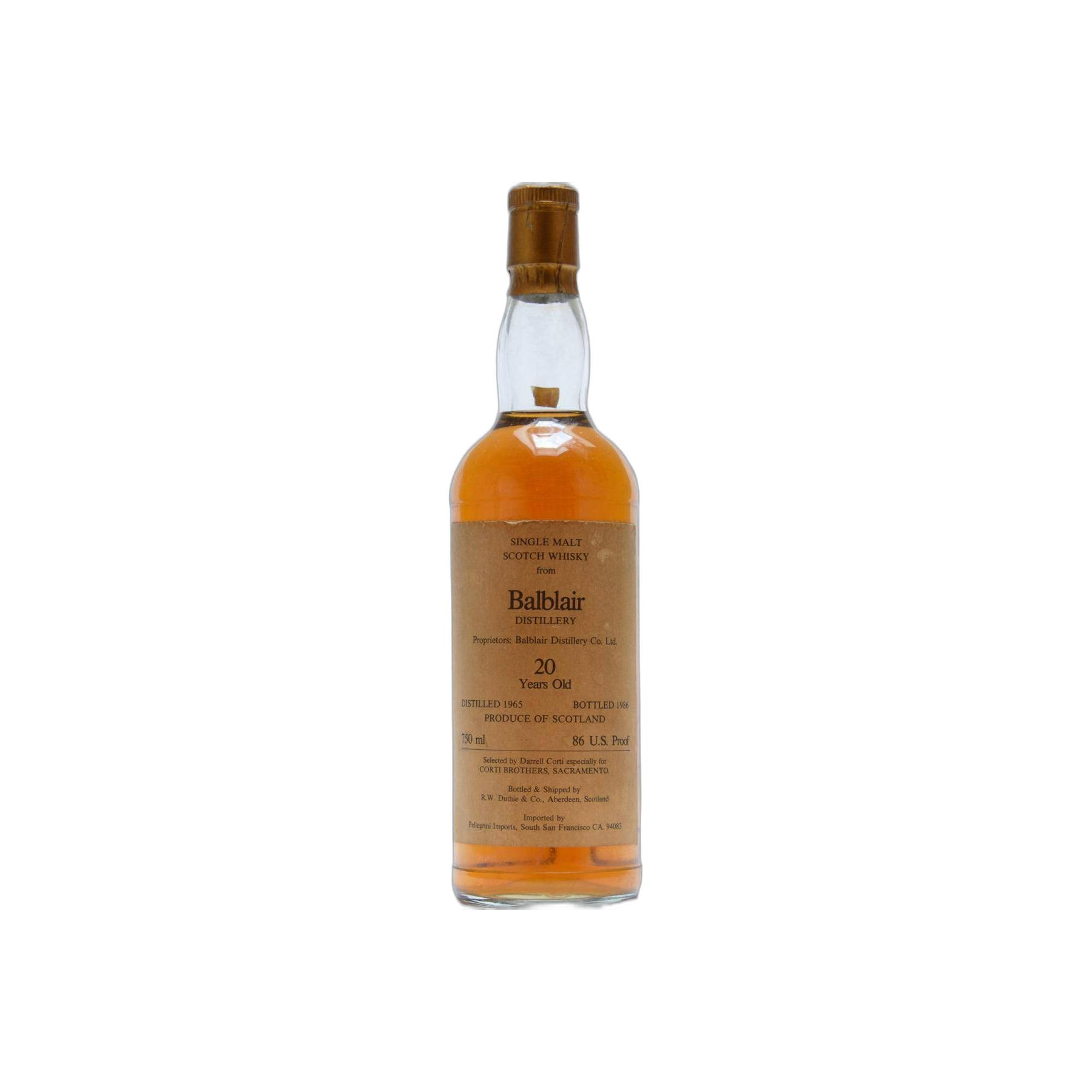 Balblair 1965 20 Years Single Malt Whisky