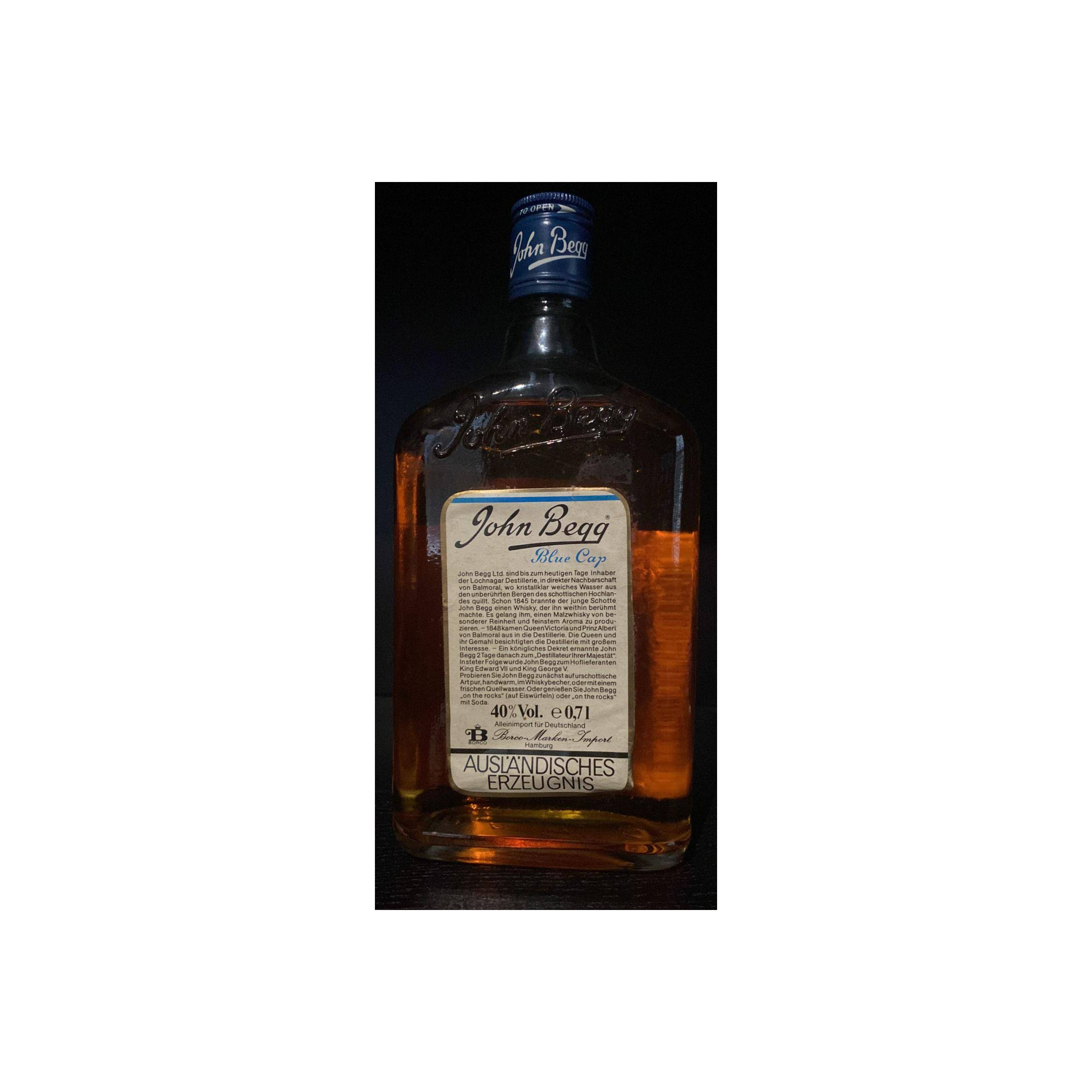 John Begg Blue Cap 2