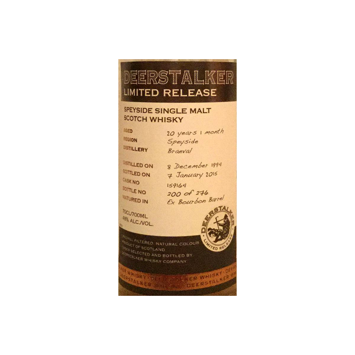 Braeval 1994 20 Years Single Malt Whisky