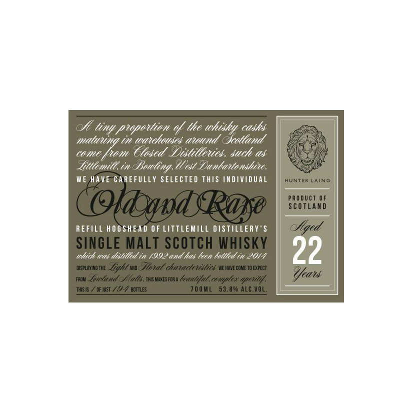 Littlemill 1992 22 Years Single Malt Whisky 2