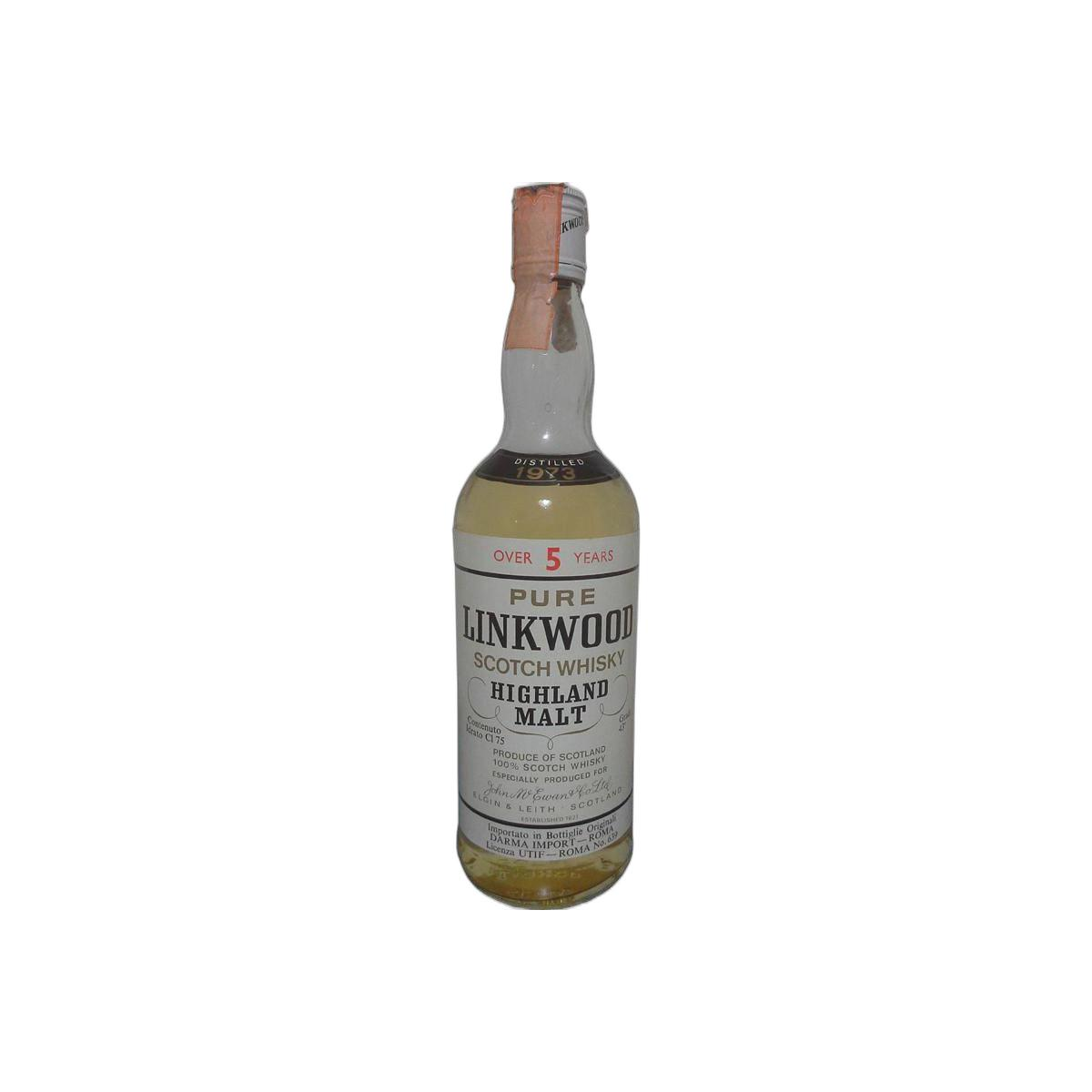 Linkwood 1973 5 Years Single Malt Whisky