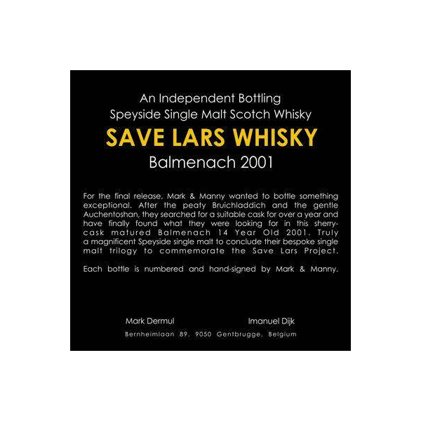 Balmenach 2001 14 Years Single Malt Whisky 2