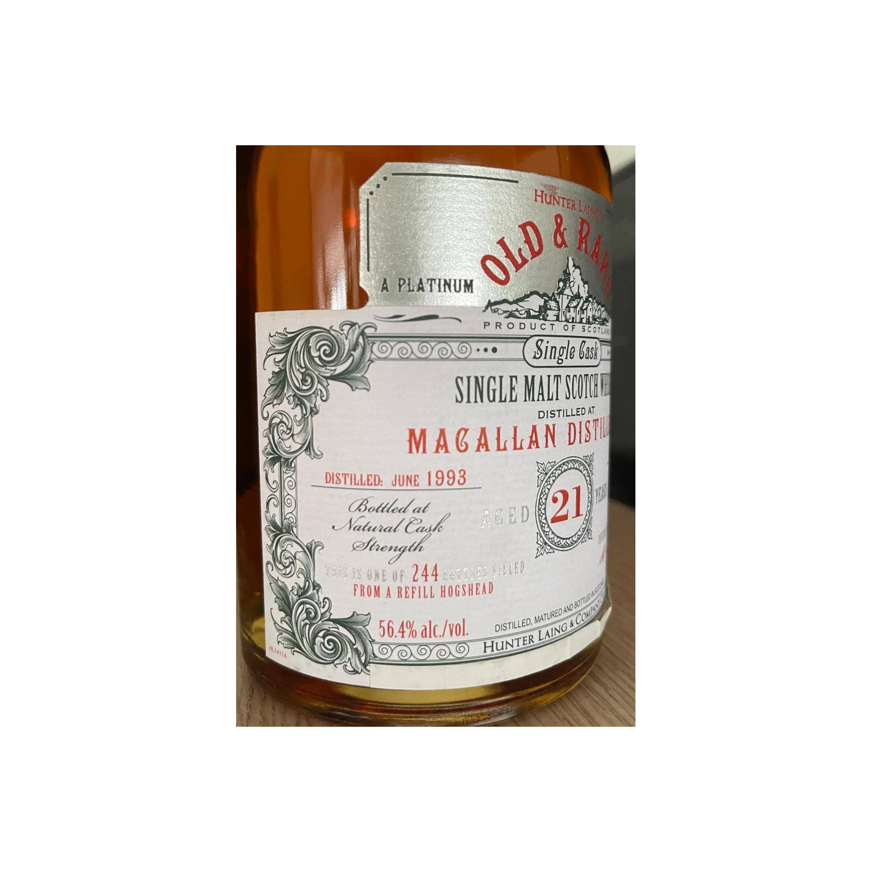 The Macallan 1993 21 Years Single Malt Whisky 2