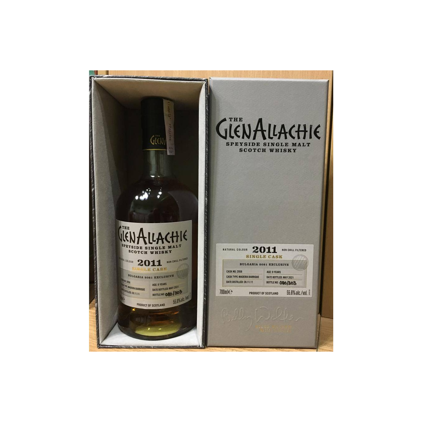 The GlenAllachie Single Cask 2011 9 Years Single Malt Whisky