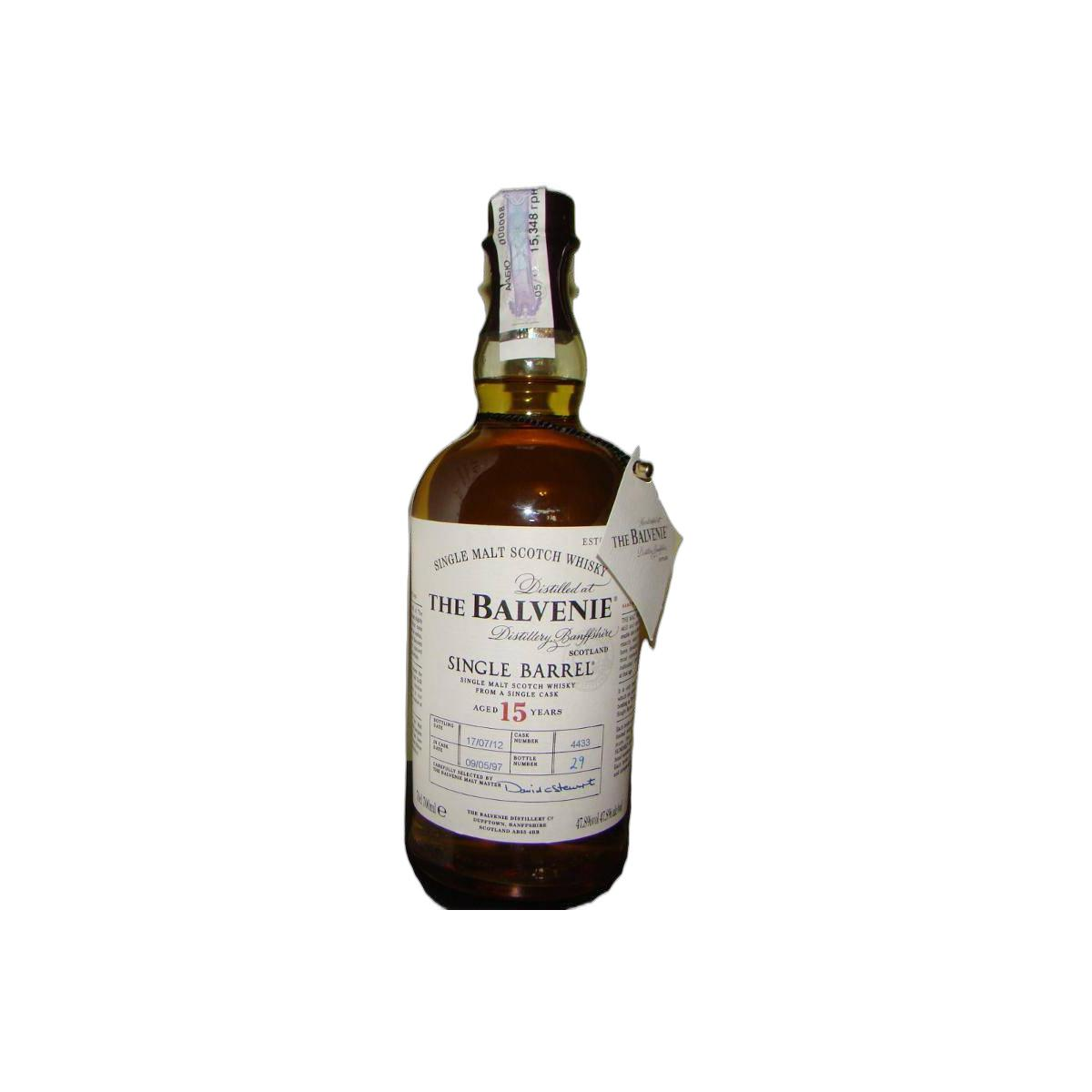The Balvenie Single Cask 1997 15 Years Single Malt Whisky