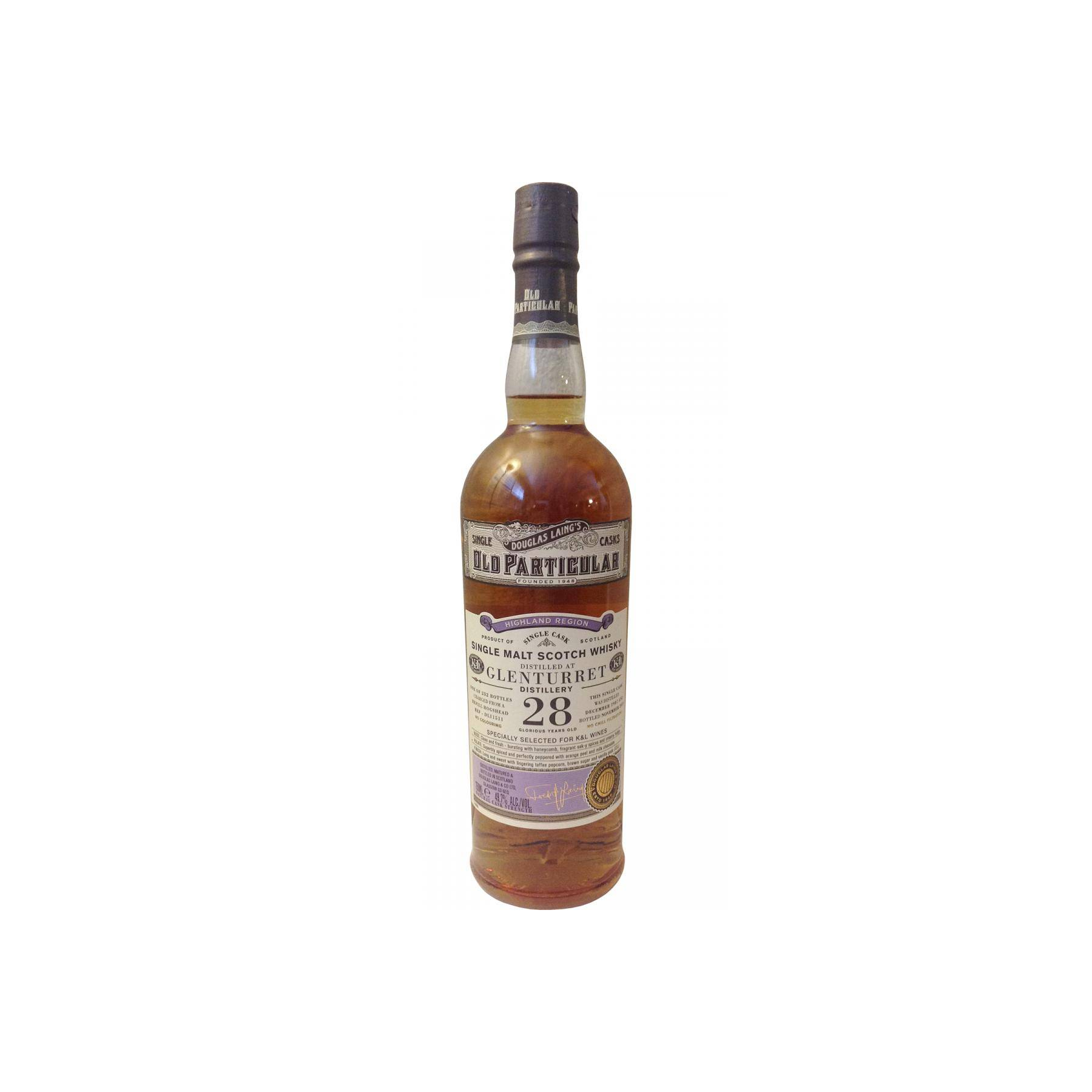 The Glenturret Old Particular 1987 28 Years Single Malt Whisky