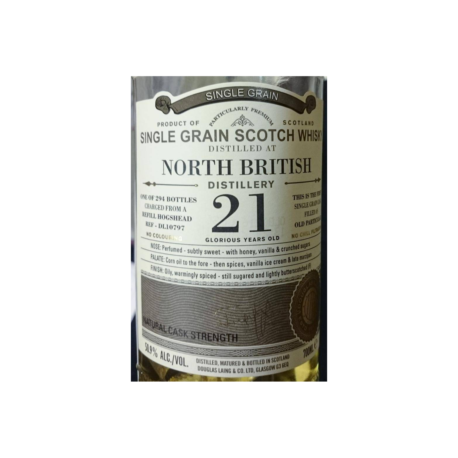 North British Old Particular 21 Years Single Grain Whisky 2