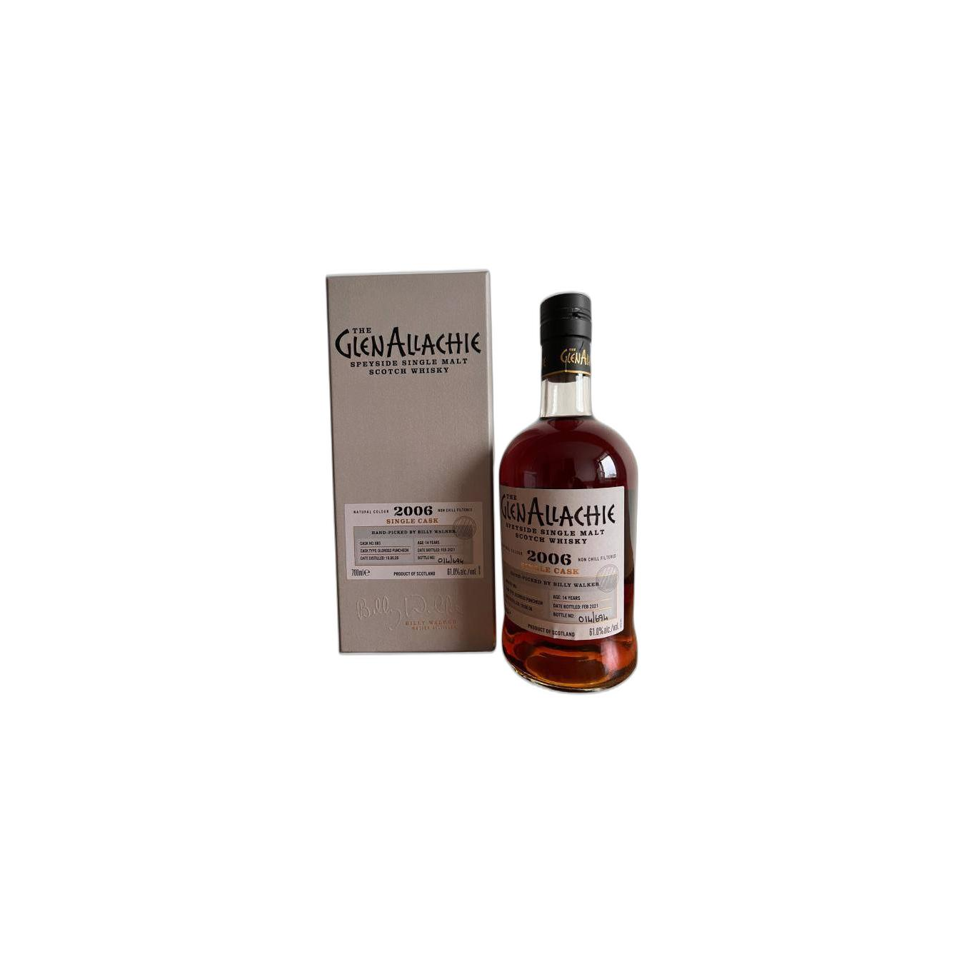 The GlenAllachie Single Cask 2006 14 Years Single Malt Whisky
