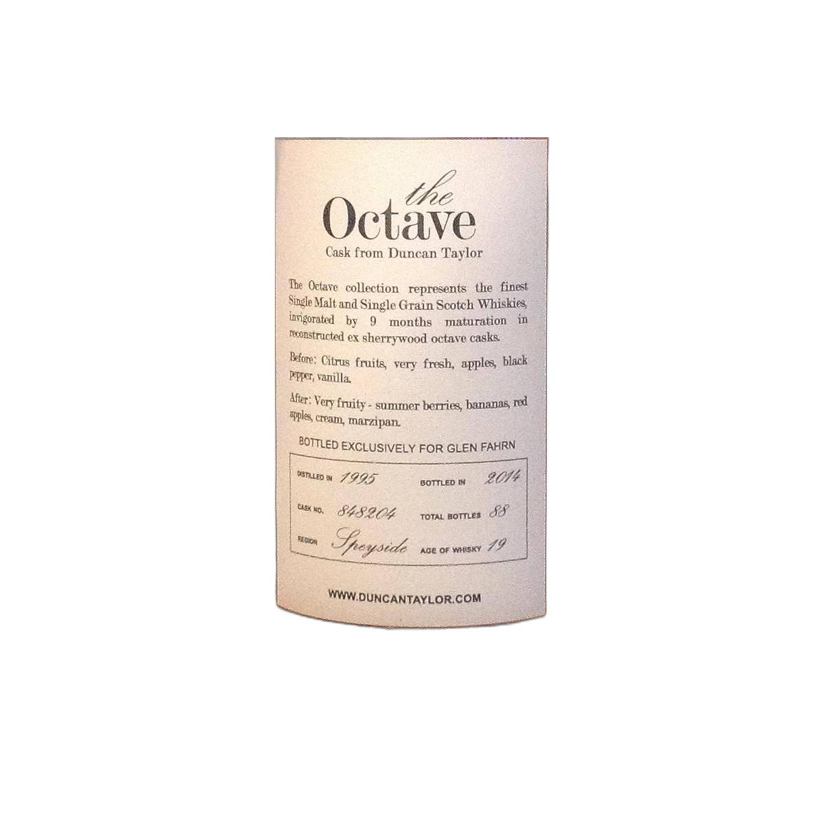 Glen Elgin The Octave 1995 19 Years Single Malt Whisky 2