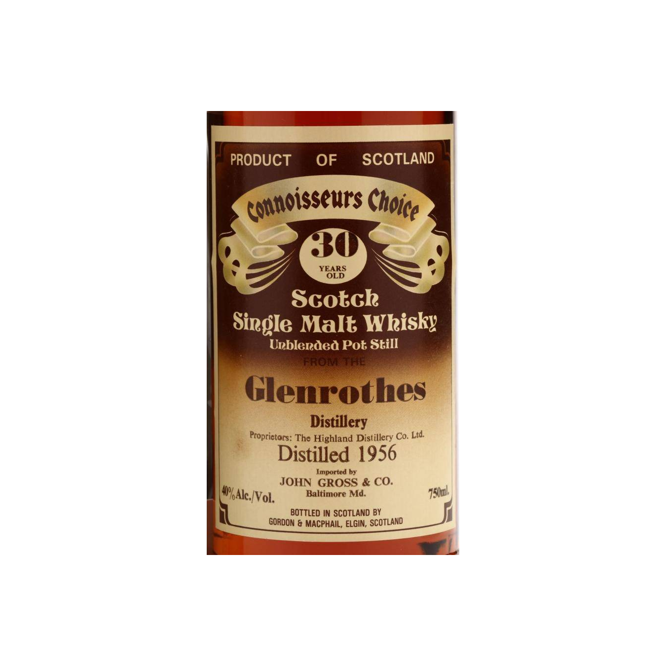 The Glenrothes Connoisseurs Choice 1956 30 Years Single Malt Whisky