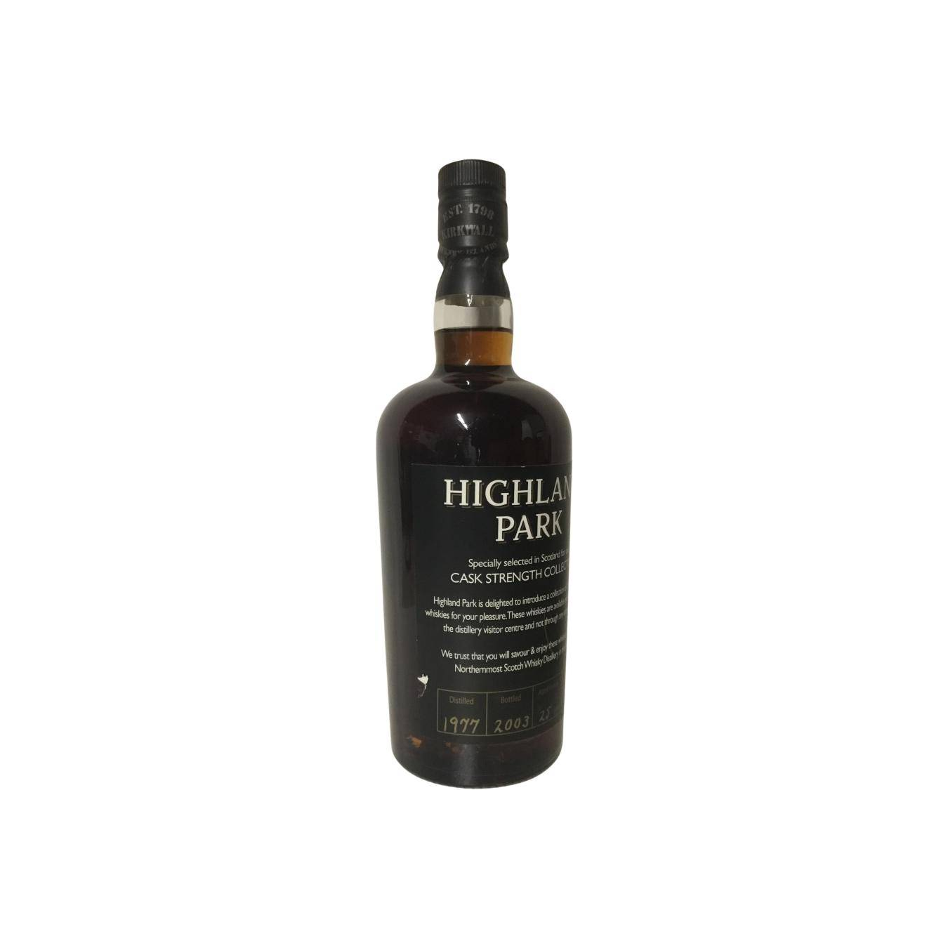 Highland Park Cask Strength Collection 1977 25 Years Single Malt Whisky 3