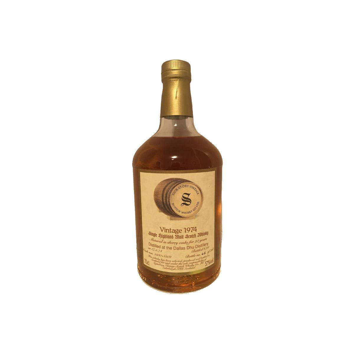 Dallas Dhu Vintage Collection - Dumpy 1974 20 Years Single Malt Whisky