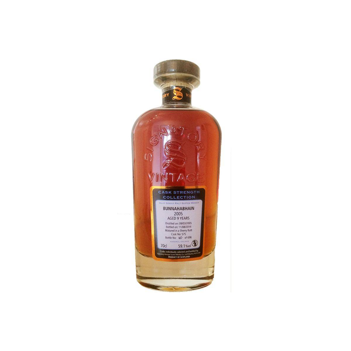 Bunnahabhain Cask Strength Collection 2005 9 Years Single Malt Whisky