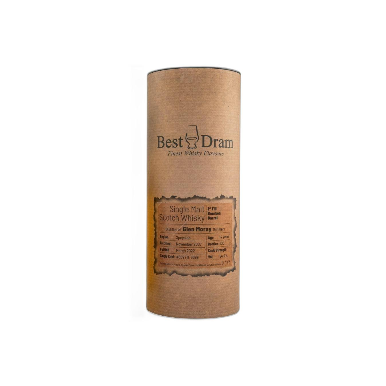 Glen Moray 2007 14 Years Single Malt Whisky 3