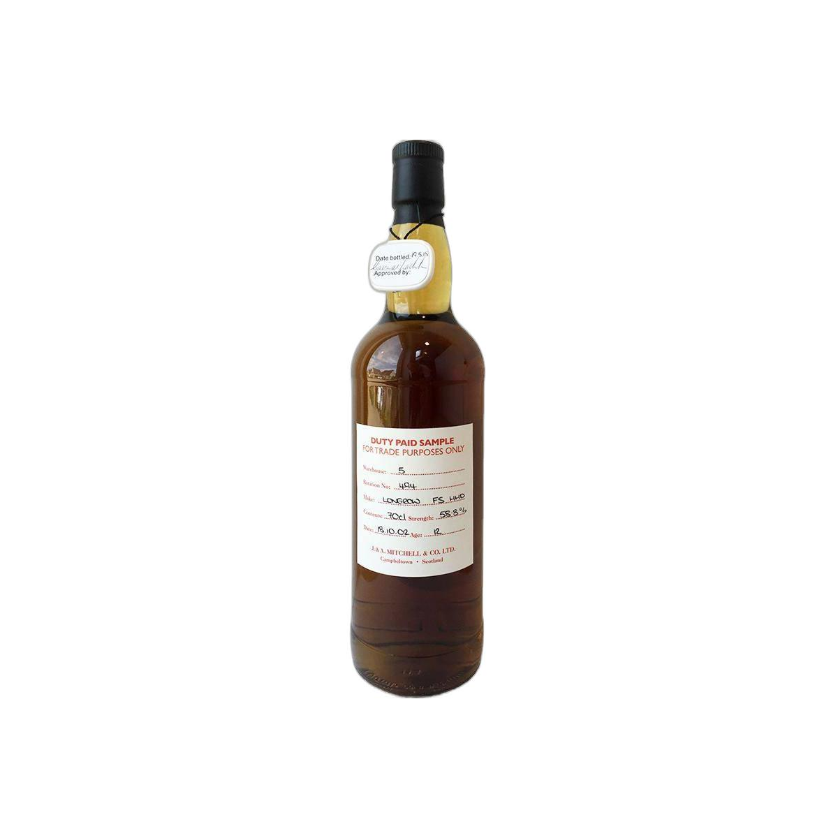 Longrow Duty Paid Sample - For Trade Purposes Only 2002 12 Years Single Malt Whisky