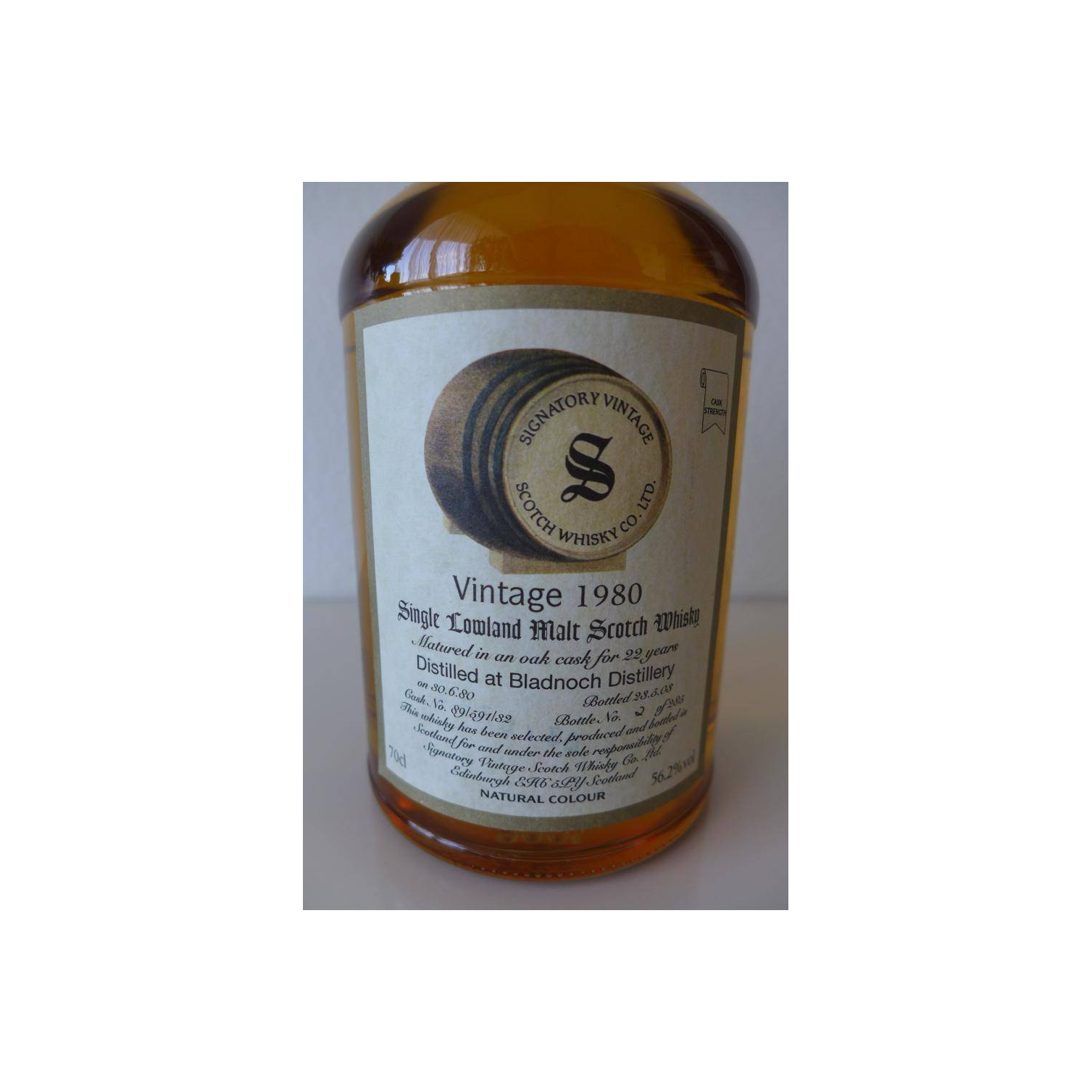 Bladnoch Vintage Collection 1980 22 Years Single Malt Whisky