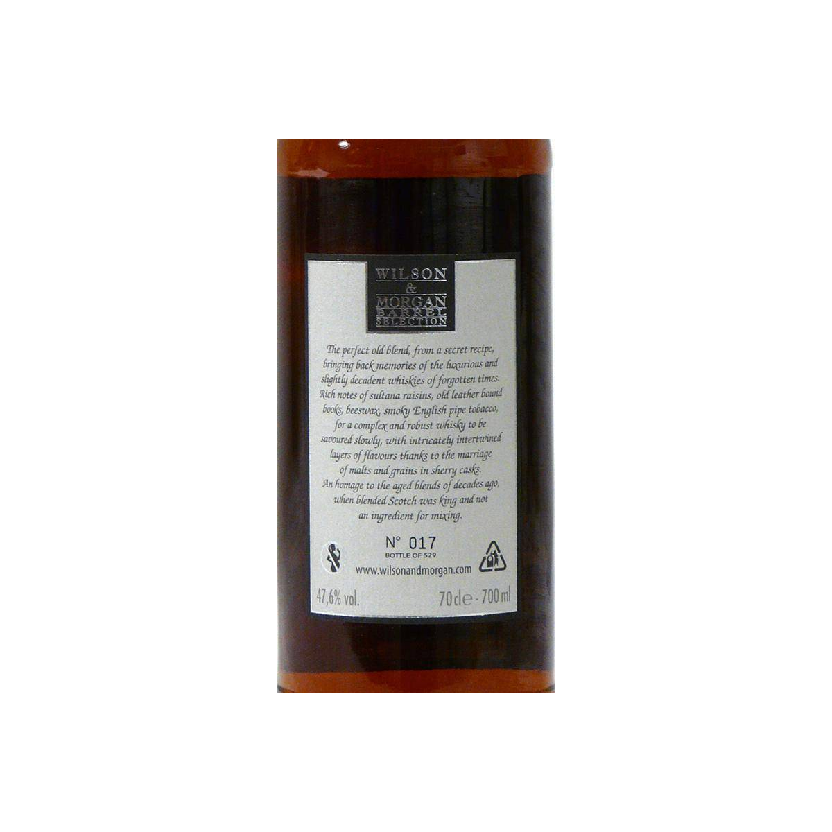Wilson & Morgan 1980 35 Years Blended Whisky 3