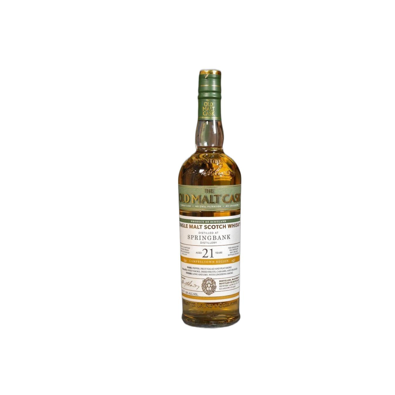 Springbank Old Malt Cask 21 Years Single Malt Whisky