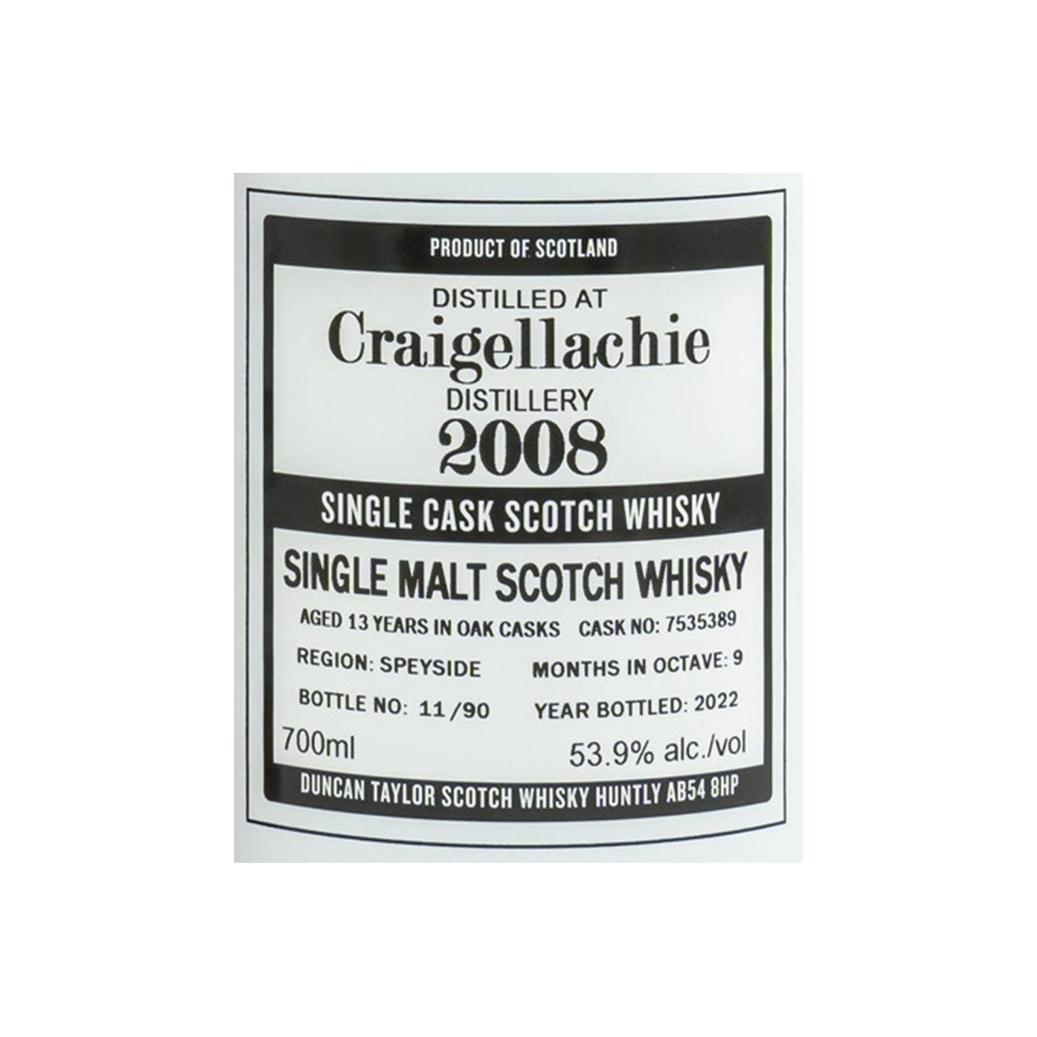Craigellachie The Octave 2008 13 Years Single Malt Whisky 3