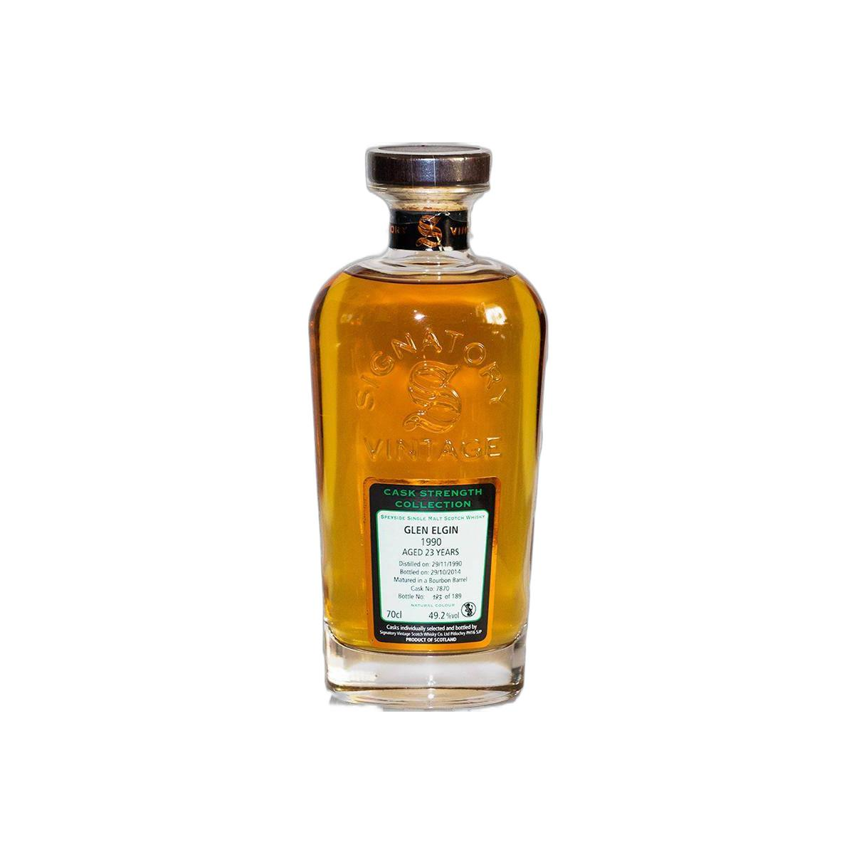 Glen Elgin Cask Strength Collection 1990 23 Years Single Malt Whisky