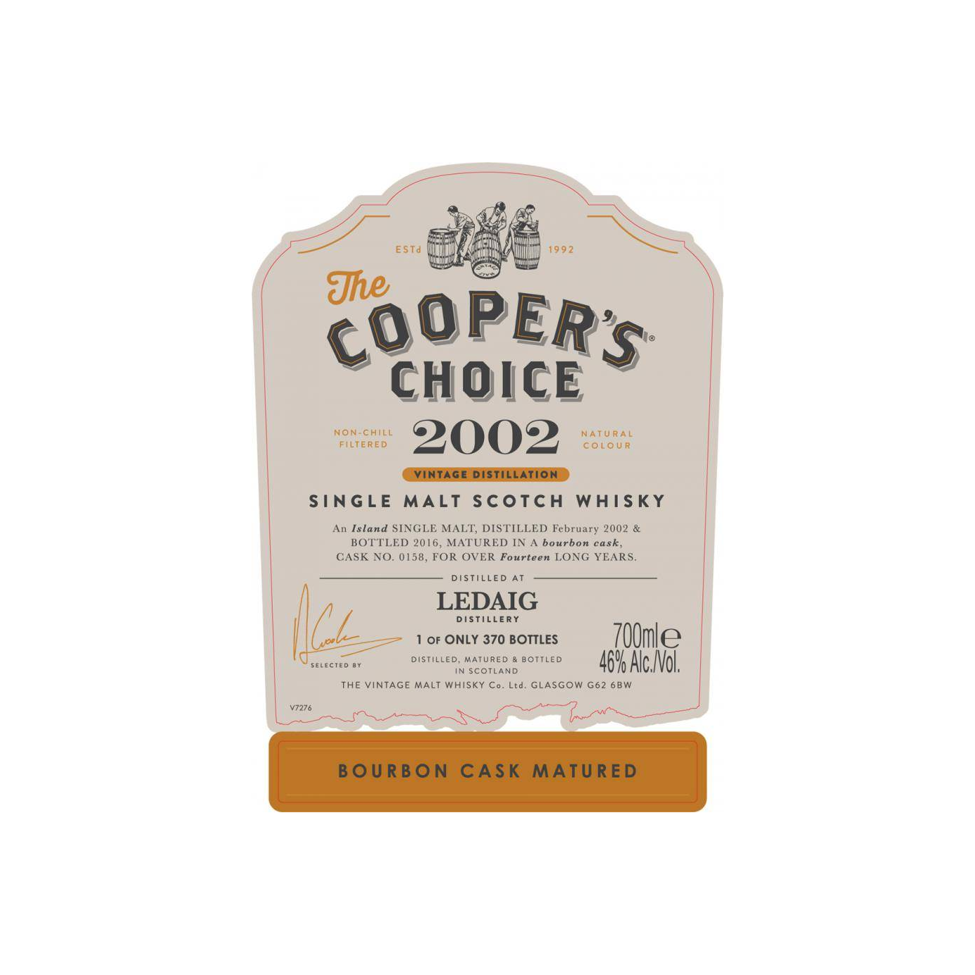Tobermory The Cooper's Choice 2002 14 Years Single Malt Whisky 2