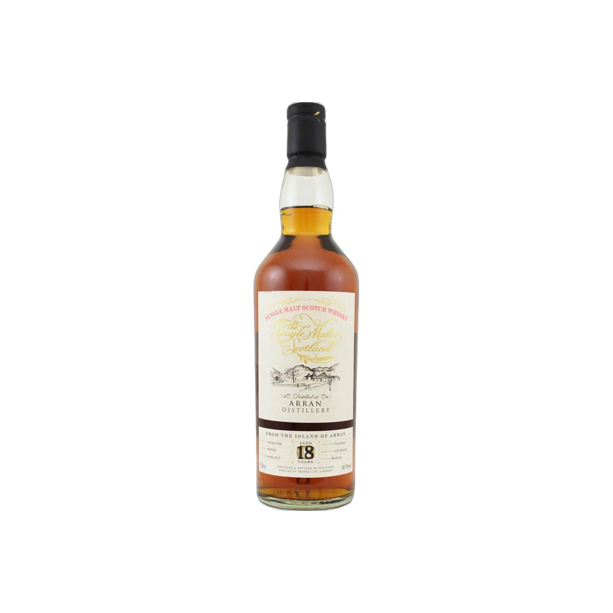 Arran The Single Malts of Scotland 1996 18 Years Single Malt Whisky