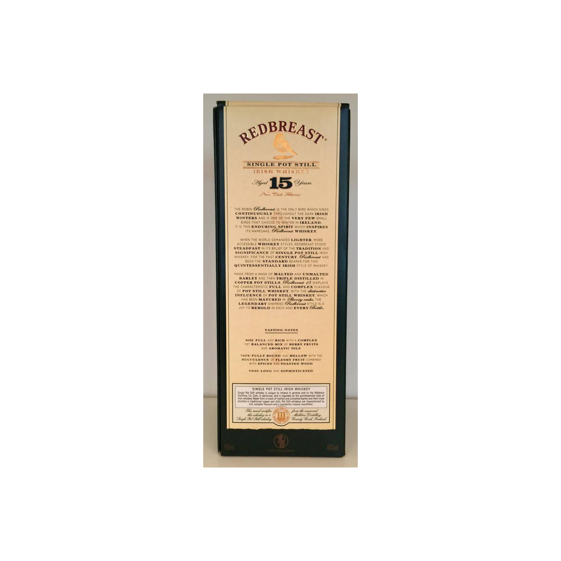 Redbreast 15 Years Single Pot Still Whisky 3