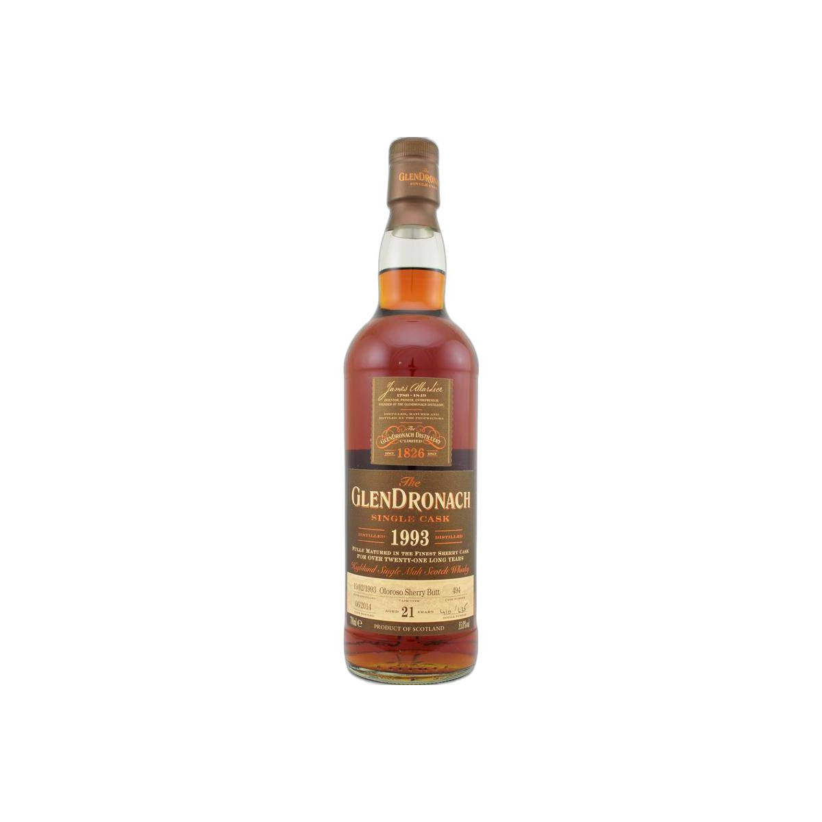 GlenDronach 1993 21 Years Single Malt Whisky