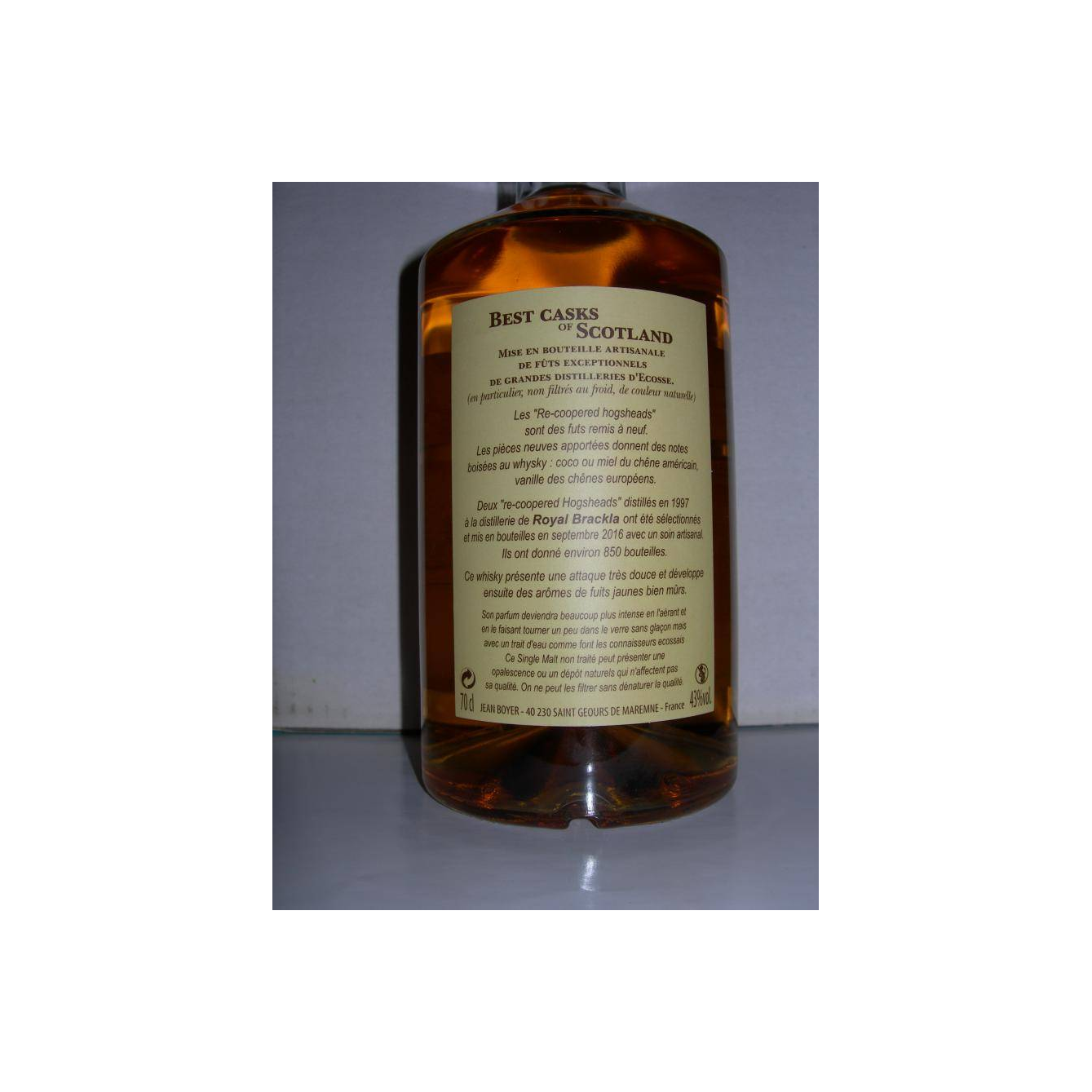 Royal Brackla 1997 19 Years Single Malt Whisky 2