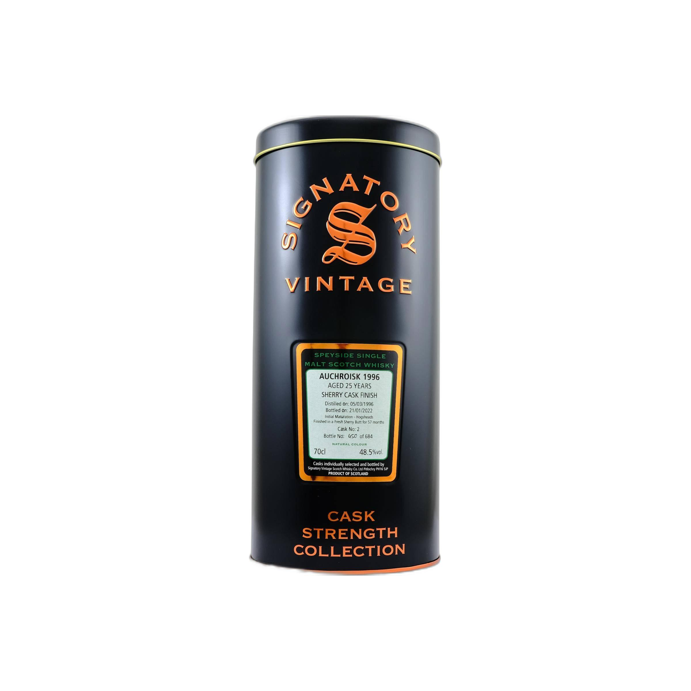 Auchroisk Cask Strength Collection 1996 25 Years Single Malt Whisky 2
