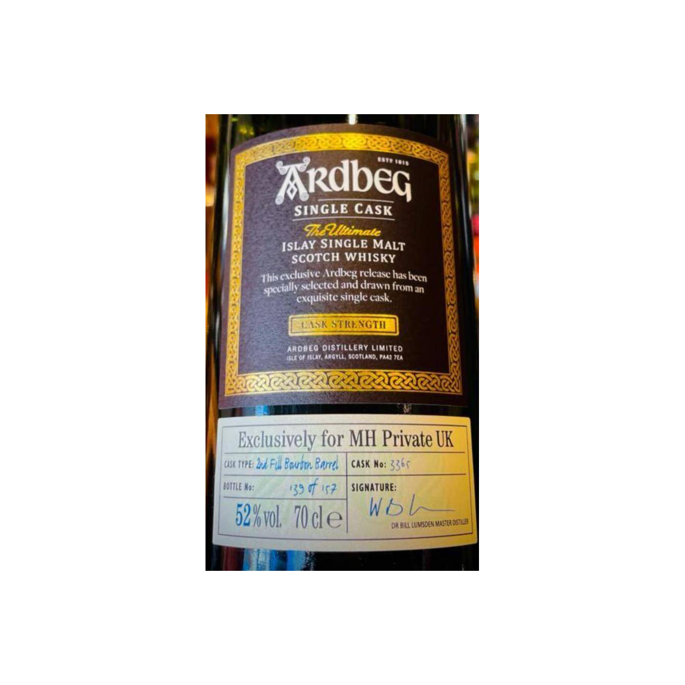 Ardbeg Single Cask 2002 18 Years Single Malt Whisky 2