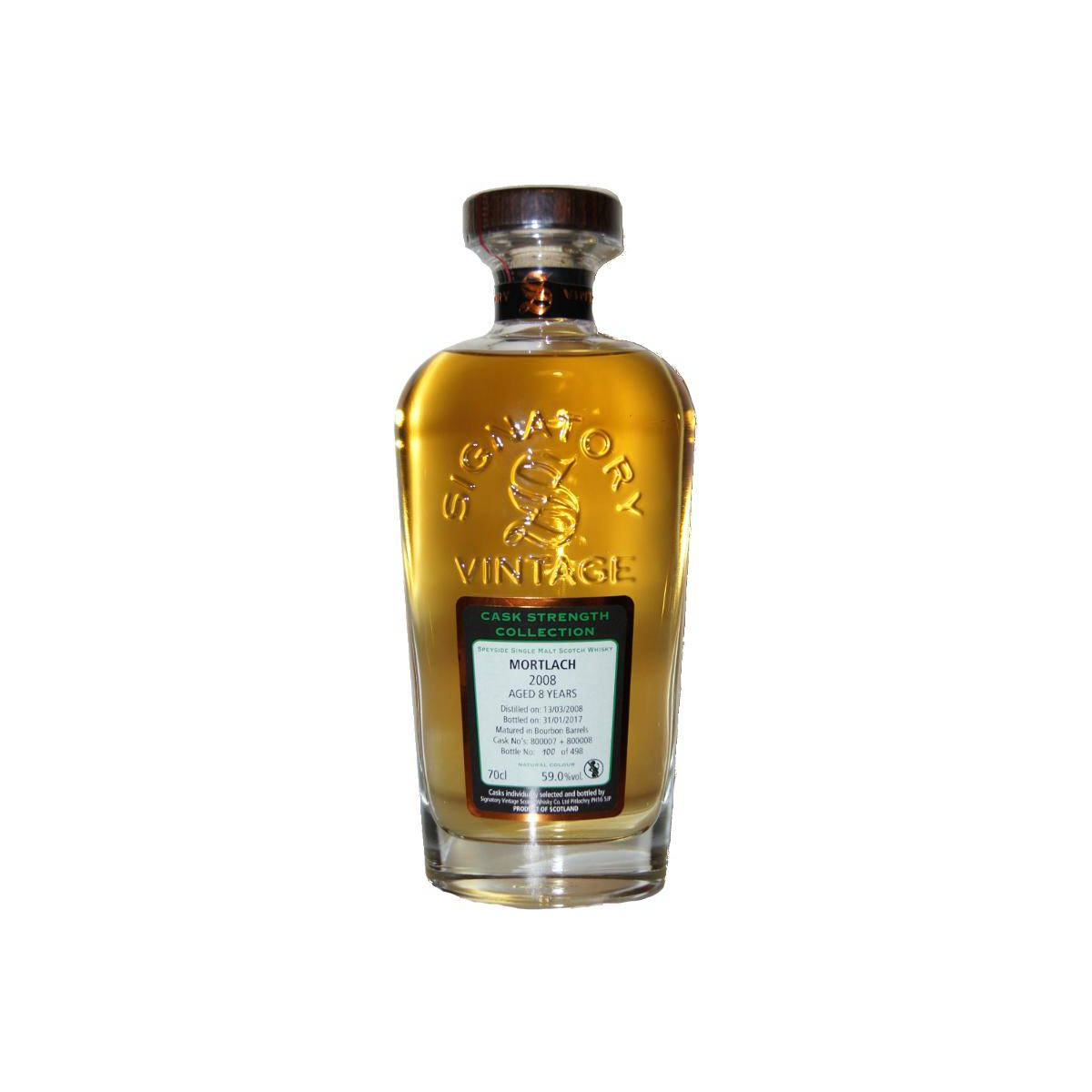 Mortlach Cask Strength Collection 2008 8 Years Single Malt Whisky