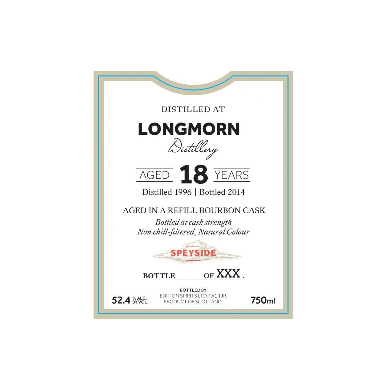 Longmorn The First Editions 1996 18 Years Single Malt Whisky 3