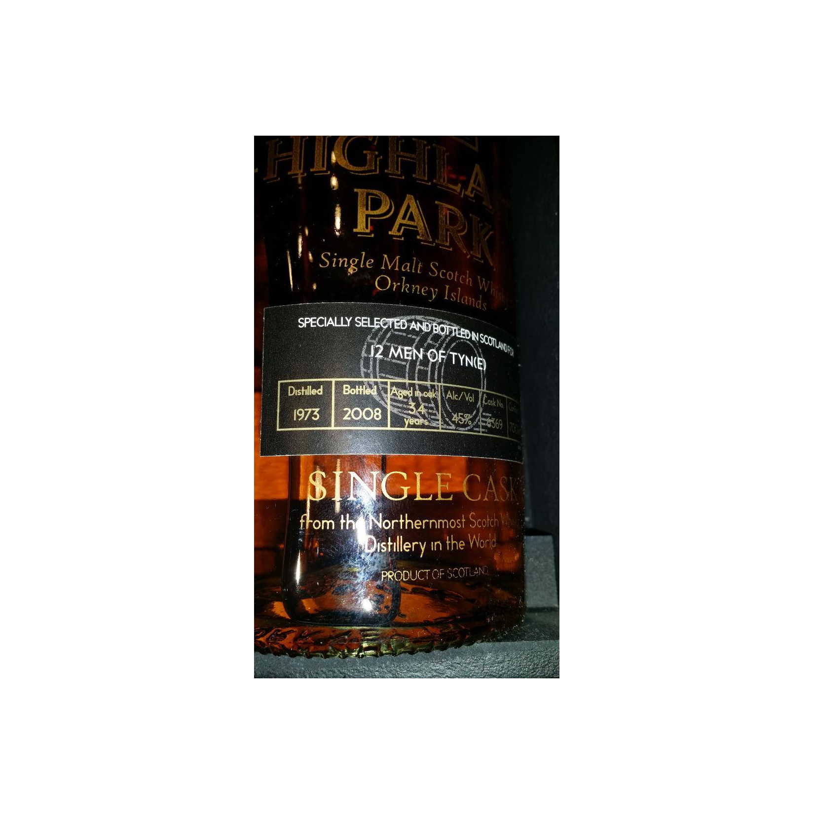 Highland Park Single Cask 1973 34 Years Single Malt Whisky 3