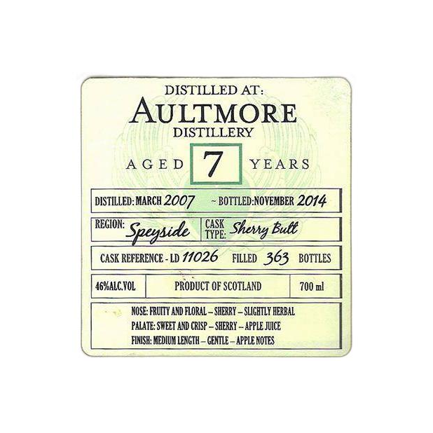 Aultmore 2007 7 Years Single Malt Whisky 2