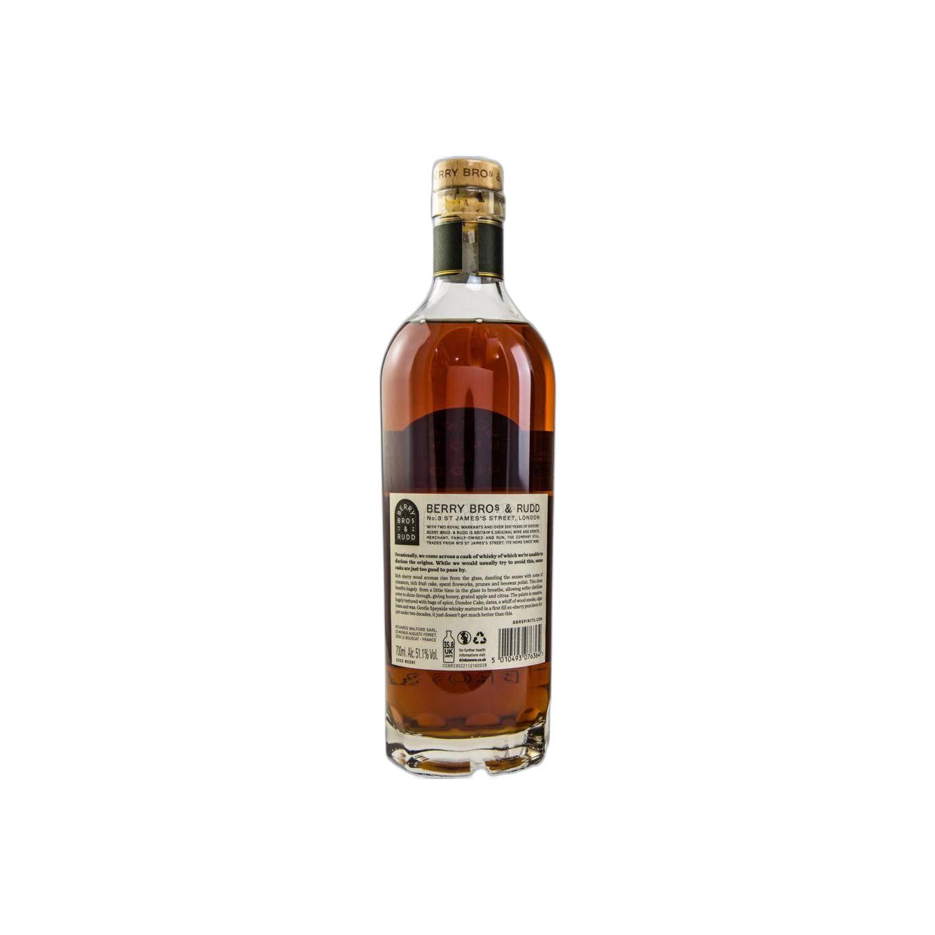 Berry Bros. & Rudd Single Cask 2003 19 Years Single Malt Whisky 2