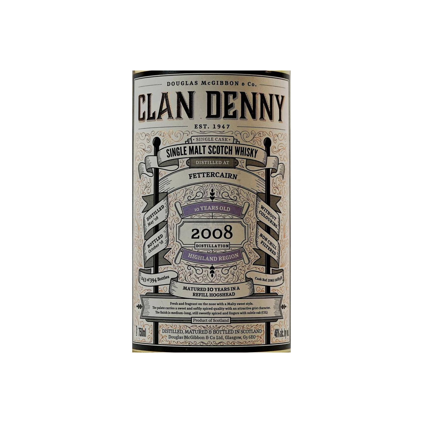 Fettercairn 2008 10 Years Single Malt Whisky 3
