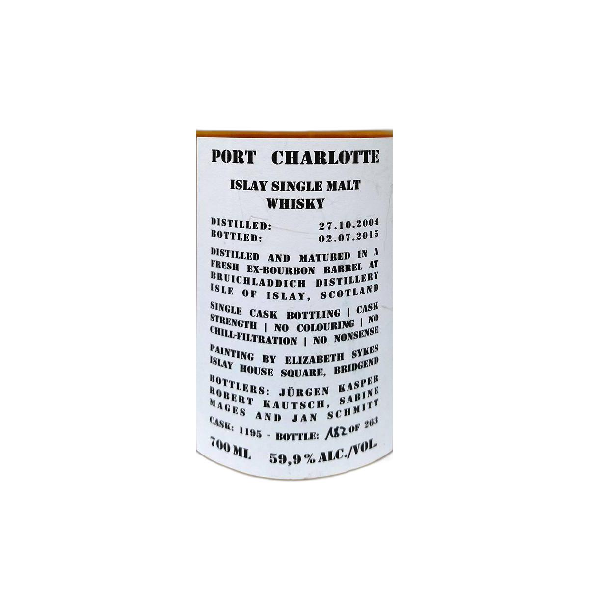 Port Charlotte Private Cask 2004 10 Years Single Malt Whisky 2