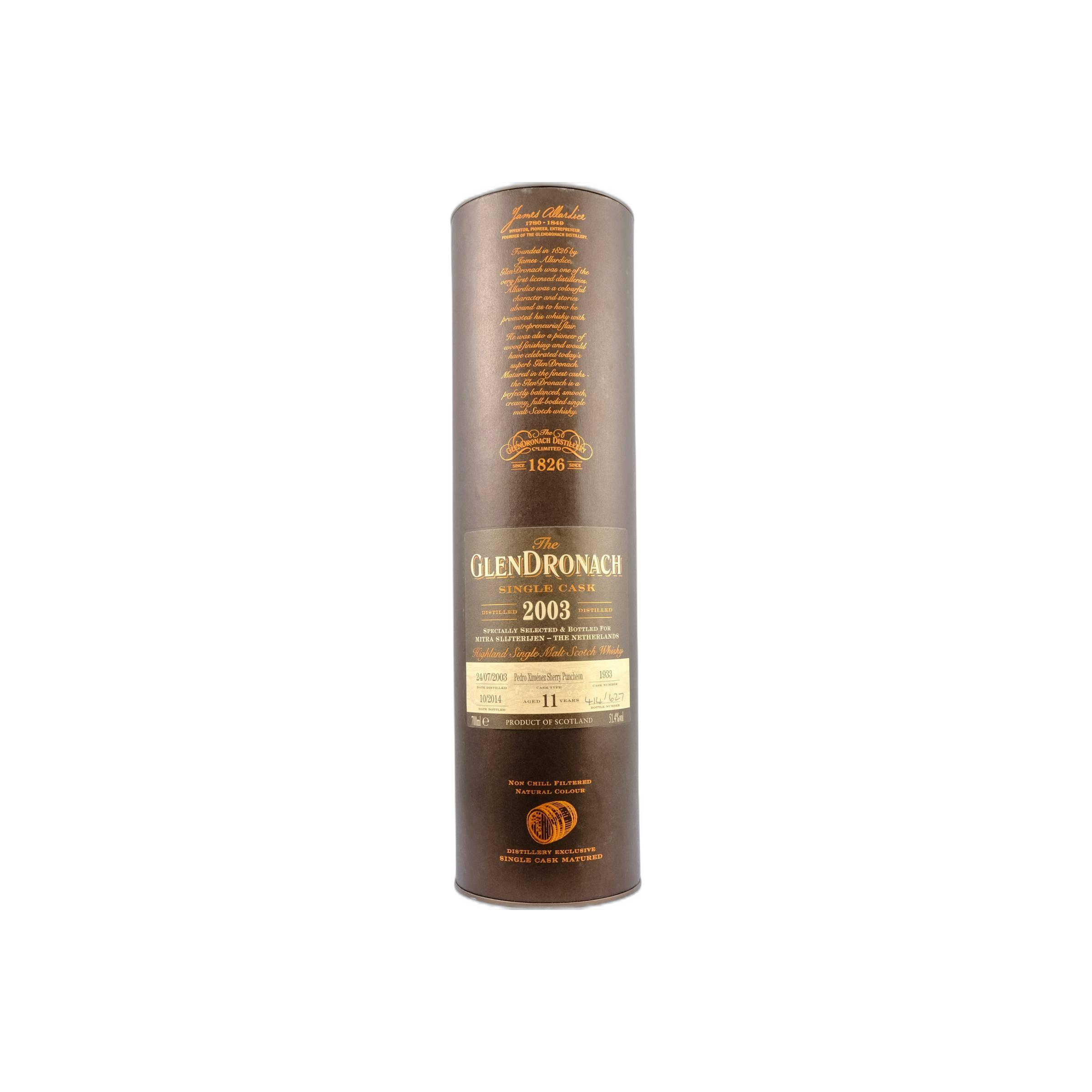 GlenDronach Single Cask 2003 11 Years Single Malt Whisky 3