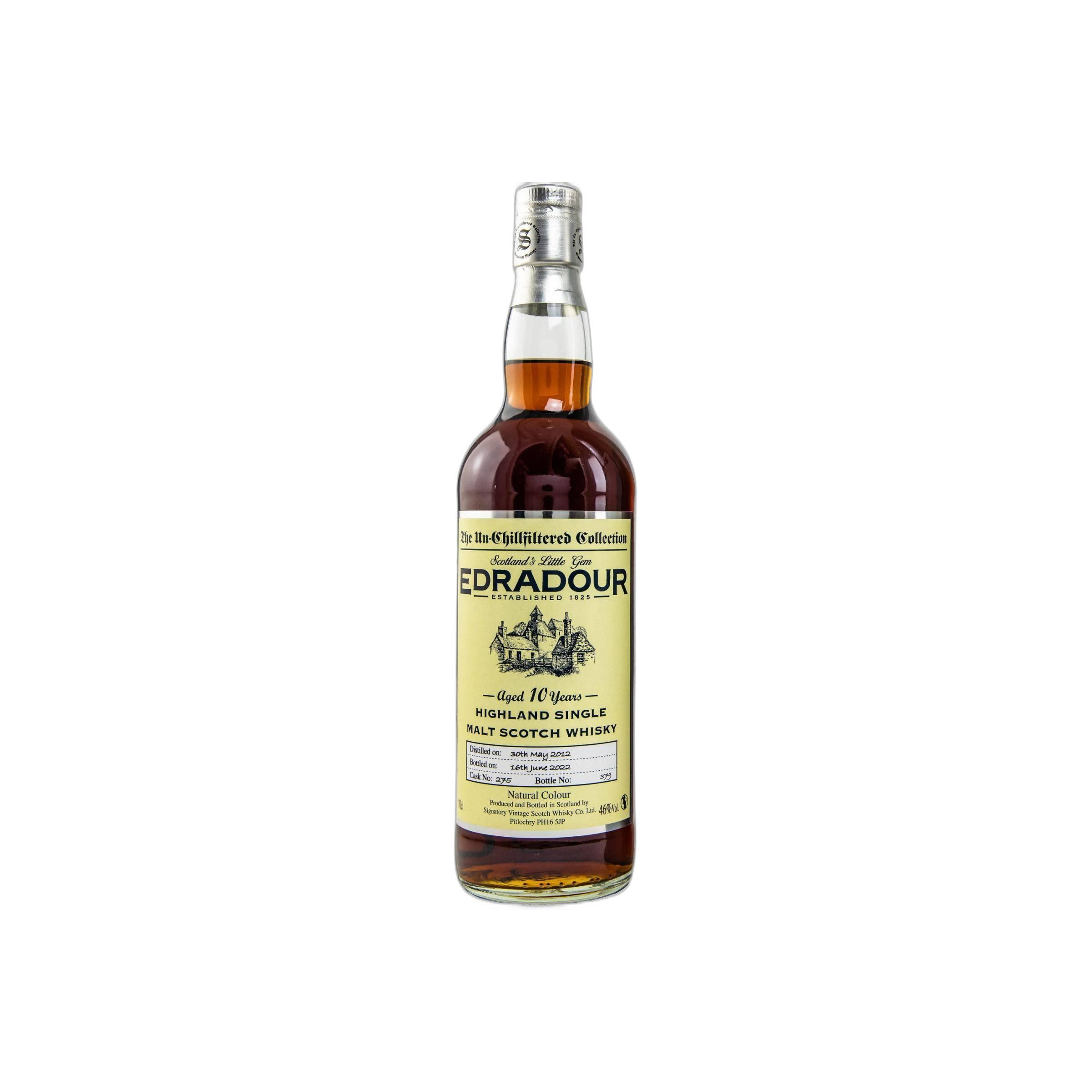 Edradour The Un-Chillfiltered Collection 2012 10 Years Single Malt Whisky
