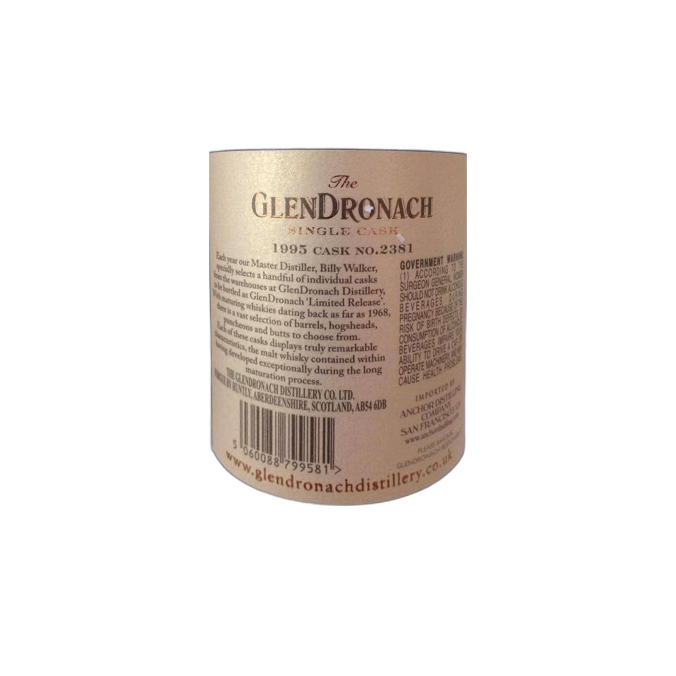 GlenDronach Single Cask 1995 19 Years Single Malt Whisky 3
